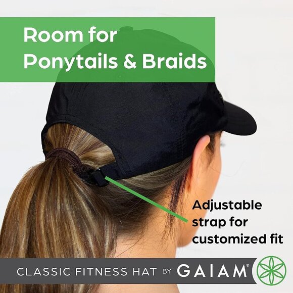 Women\'s Leopard Black Classic Fitness Running Ponytail Quick-dry Sweatband Hats